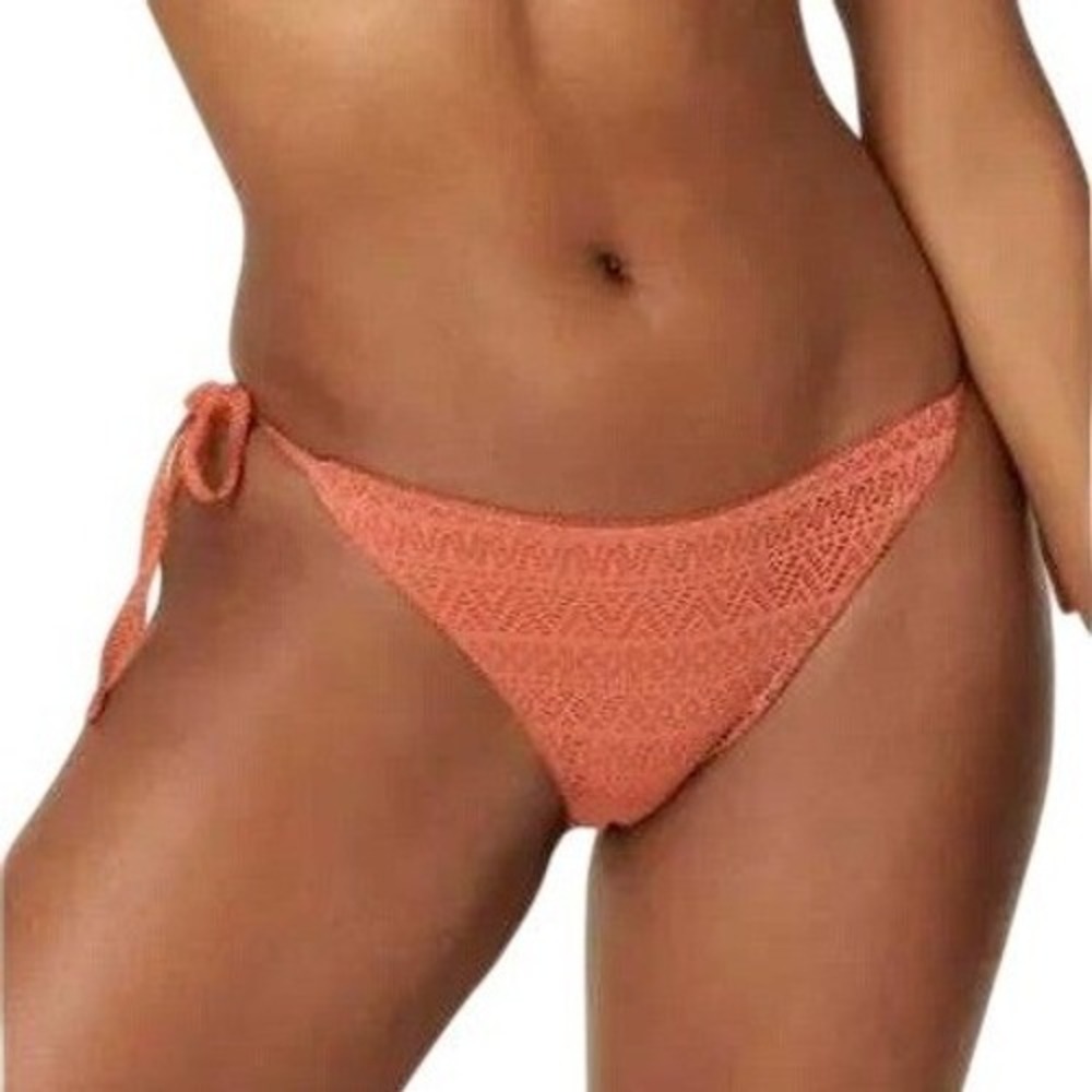Andie Swim The String Bikini Bottom Crochet‎ Lace Cedar XL NWT